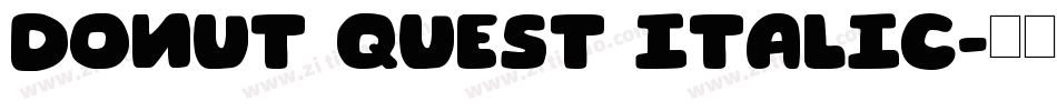 Donut Quest Italic字体转换